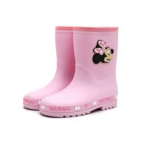 미니마우스 카라멜 레인부츠