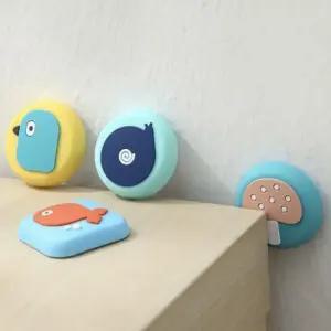 옆집샵 손잡이 보호 패드 방문 충격 흡수 안전 쿠션 4개