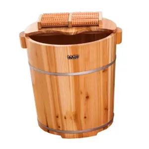 히노끼 족욕통 나무통 편백나무 족욕 대야 족탕 찜질