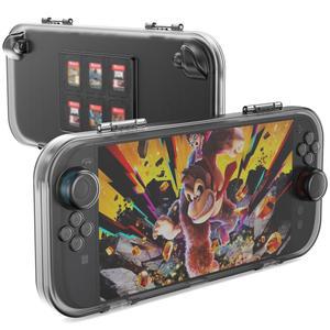 닌텐도 스위치 2 2025용 가가킹 보호 케이스, 6개의 게임 카드 슬롯이 있는 휴대용 여행용 보관 커버, 내구성이 뛰어난 PC 소재 초슬림 스냅 클로저