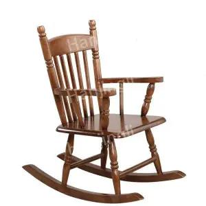 흔들의자 휴식 의자 체어 로킹 침실 고무나무 원목 나무 흔들 거실 스윙체어