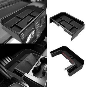 2024-2026 테슬라 사이버트럭 액세서리, 대시보드 삽입 트레이, 휴대폰 홀더, 사이버트럭용 컵 홀더 전면 트레이 자동 주문 2PCS 센터 콘솔 정리함