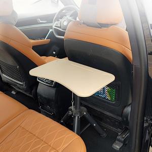 차량용테이블 캠핑 탁자 식탁 접이식 선반 거치대 오크 노트북