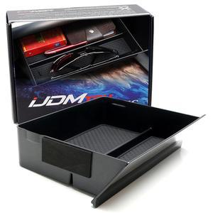 iJDMTOY 정확한 피팅 언더 센터 내비게이션 터치 스크린 정리함 박스 / 트레이 포함 내부 매트 테슬라 호환: 2016-2021 Model X 및 2017-2021