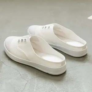 끈없는 밴드 슬립온 스니커즈 뮬 여름 데일리 뮬신발 뮬슈즈