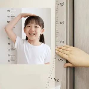 키재기 스티커 투명 벽지 시트지 2m 키 재는 부착식 줄자 벽면 문