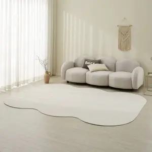 [르헤브] 트롤리 비정형 고밀도 극세사 러그 단모 워셔블 카페트 170x230cm
