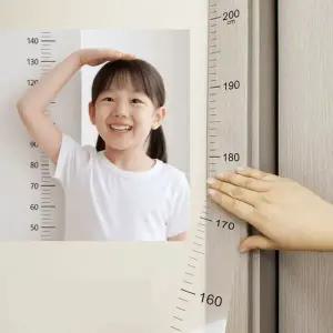 bns 키재기 스티커 투명 벽지 시트지 2m 키 재는 부착식 줄자 벽면 문