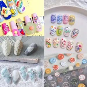 네일 스티커 리얼 엠보싱 아트 도톰 패치