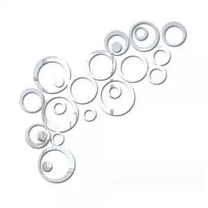 bns 원형 기하학 디자인 인테리어 아크릴 거울 시트지