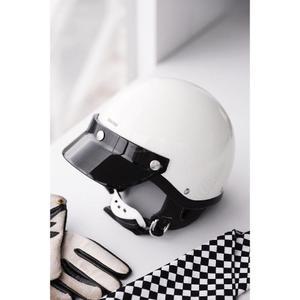 화이트 쇼티 전기자전거 비틀 할리 본프리 헬맷 하이바 클래식