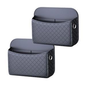 전화, 펜, 열쇠, 선글라스, 송장, 자동차 등록증, 메모장, 카드, USB 데이터 라인용 자동 문, 콘솔, 차량 좌석 간격 채우기 트레이 가방용 PCS 카시트 사이드 수납 포켓 정리함 홀더 2개