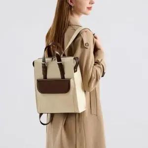 [패션] 포올 스퀘어 미니 백팩 캐주얼 데일리 가방 136 2color