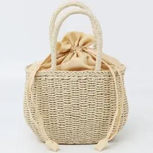 [패션] 토트백 바구니 복조리 여름 라탄백 토드백 아이보리