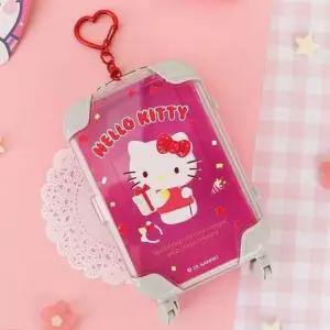 [패션] 미니 캐리어 키링 헬로키티 1P 포카 인형계 가방고리