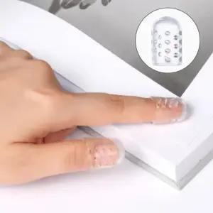 멀티 발가락 보호대 실리콘 부드러운 문서골무 사무용