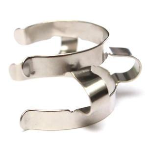 24/29 24/40 유리 접지 조인트 용 24 스테인레스 스틸 클립 케 클램프 6 개