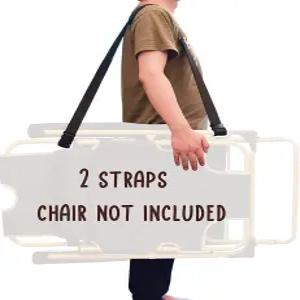 윙킨드 2팩 조절 가능한 비치 의자 휴대용 스트랩 해변용 접이식 어깨 캠핑 배낭여행 피크닉 및 기타 품목