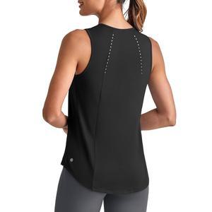 여성 G4Free 경량 운동 탱크 탑스 하이넥 롱 슬리브리스 여름 러닝 짐 셔츠