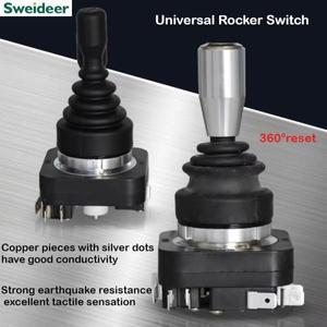 8웨이 순간 자동 셀프 리셋 래칭 조이스틱 크로스 컨트롤 스위치 4 방향 산업용 모노 레버 토글 로커