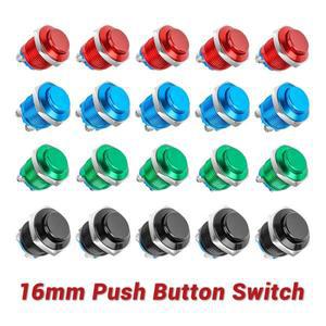 16mm 순간 높은 커버 방수 금속 푸시 버튼 스위치 나사식 터미나가있는 자동차 전원