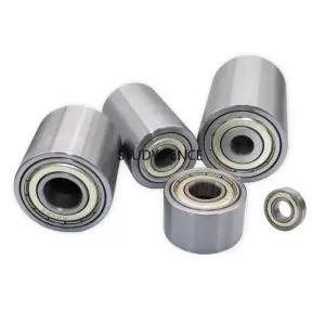 1pc 직경 20/25/30/33 금속 풀리 이중 베어링 롤러 구동 휠 가정용 하드웨어 액세서리