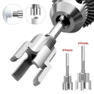 HUHAO 1/2inch PPR/PVC 수도관 스레더 태핑 도구 내부 스레드 외부 통합 와이어 오프너