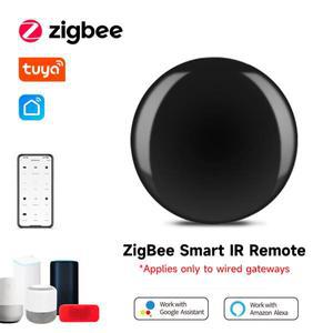 Tuya Zigbee IR 스마트 홈 원격 제어 범용 적외선 에어컨 컨트롤러는 Alexa 및 Google 홈과 함께 작동합니
