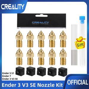 Creality Original Ender 3 V3 SE 황동 노즐 키트, 5 S1, 7 3D 프린터용 고속