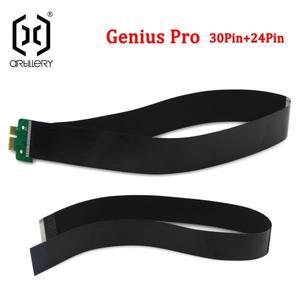포병 3d 프린터 Genius Pro X 어댑터 보드 FFC 케이블 길이 420mm,24PIN 1.0mm 및 축 조립 30PIN