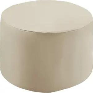 크로슬리 가구 파티오 커버 방수 원형 야외 커피 테이블 Tan 데크용