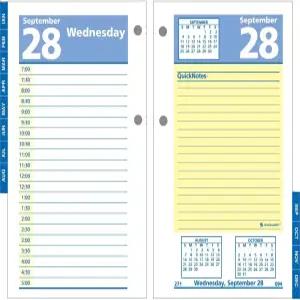 AT-A-GLANCE E51750 퀵노트 책상 캘린더 리필 3 1/2 x 6 2016