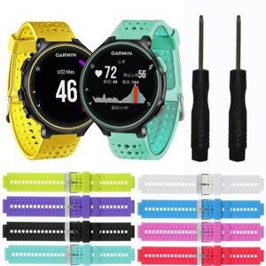Garmin Forerunner 실리콘 시계 밴드, 220, 230, 235, 620, 630/735, 단색, 야외 스포츠, 교체 손목 스트랩