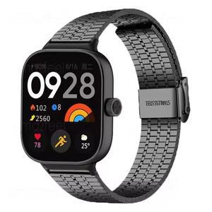 Redmi Watch 4 5 용 금속 스트랩 Xiaomi Mi Band 9 Pro 손목 밴드 스테인레스 스틸 시계 8pro 팔찌