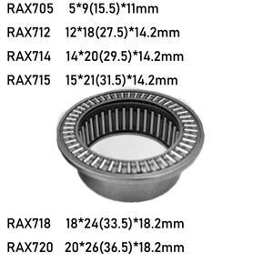 1PC RAX705 RAX712 스러스트 니들과 결합된 롤러 베어링