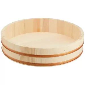 나무 식힘통 초밥통 샤리 일식집 업소용 대형 항기리 초밥 비빔통 원형 우