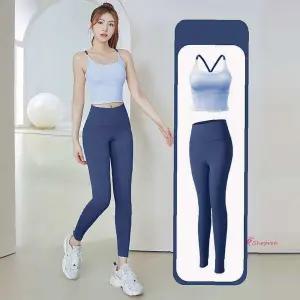 여성심플한세트운동 상의 상하세트 헬스복 요가복 요가레깅스 필라테스복 운동복 여자 브라탑ghi864