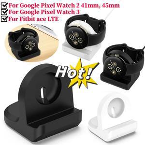 충전 스탠드 독 홀더 Google Pixel Watch 3 용 실리콘 미끄럼 방지 충전기베이스 2 41mm 45mm