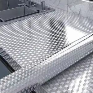 bns 가구 서랍장 현관 주방 오염방지 리폼 시트지 실버