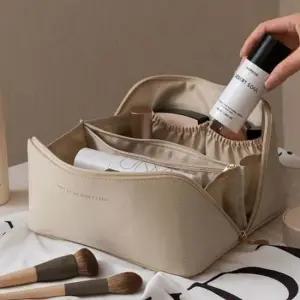 휴대용 정리함 화장품 파우치 사각 메이크업 대용량