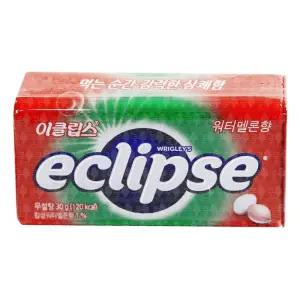 이클립스 워터멜론향 1박스 8개입/이클립스/할로윈/캔디/탕비실/간식/쿨링/소프트/무설탕/사탕/워터메론