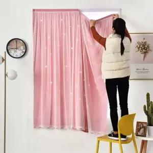 암막 찍찍이 창문 가리개 이중 망사 커튼 암막커튼 찍찍이커튼 창문커튼 가리개커튼 작은창커튼