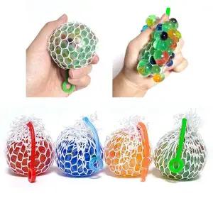 불빛 VPN604V9 포도주물럭 요요볼 말랑이장난감 촉감 X12(혼합)