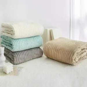 BS JBM131T3 양털 담요 코듀로이 민트 대형 1개 캠핑 차박 블랭킷 겨울 두꺼운 이불 극세사 밍크