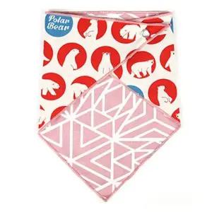 국내제작 HQX561P7 포인트스카프 레드베어 턱받이 스카프빕