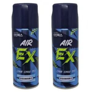 신신제약 OEB606M1 에어파스 EX 200ml 쿨링 근육통 진통 스프레이 2개