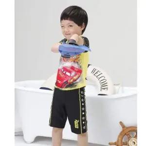 카스 HEW384W3 남아 수영복 아동 집업 래쉬가드 세트 블랙