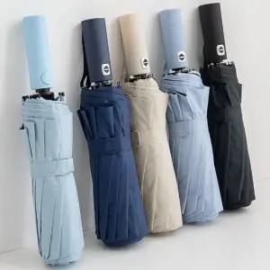 BS SLX912C9 원터치 자동 3단 우산 고급형 라이트블루