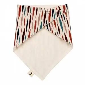 국내제작 OXE740Q3 순면 스카프빕 지브라 오가닉면 턱받이 코튼