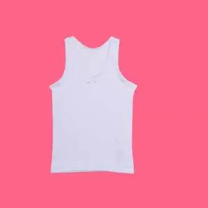 백색 GDC821J6 무지 여 아동 런닝 키즈나시 주니어나시티